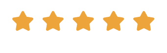 four yellow stars inside a conversation shape